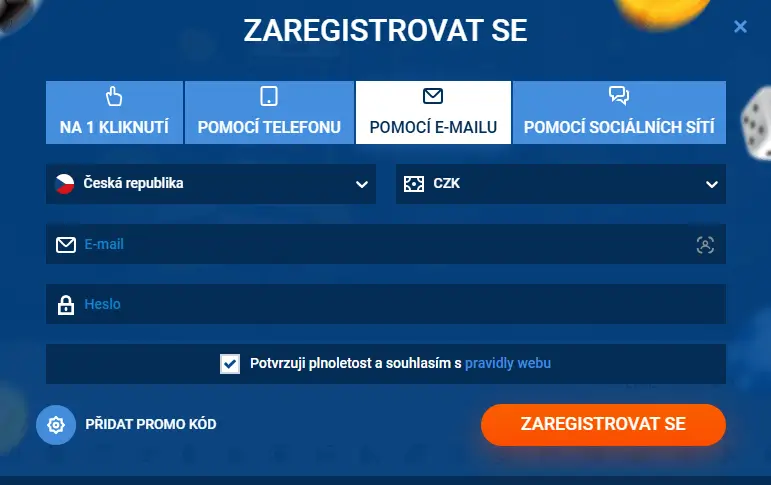 Registrace Mostbet Casino